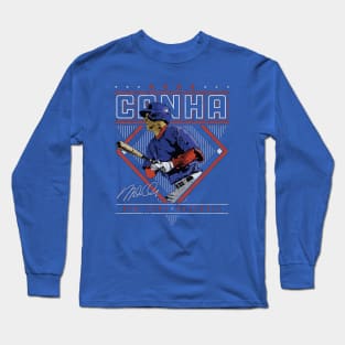 Mark Canha New York M Diamond Name Long Sleeve T-Shirt